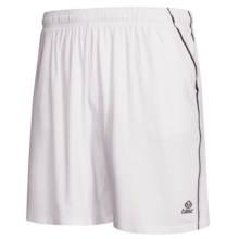 Tasc Ace Shorts - UPF 50+, Organic Cotton, Built-in Brief (For Men) in White/Gunmetal - Closeouts