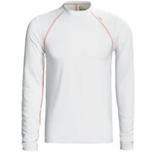 Tasc Blaze Shirt - UPF 50+, Organic Cotton, Long Sleeve (For Men) in White/Orange - Closeouts