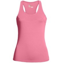Tasc Cape Elizabeth Racerback Tank Top - UPF 50+, Organic Cotton, Built-In Bra (For Women) in Candy - Closeouts
