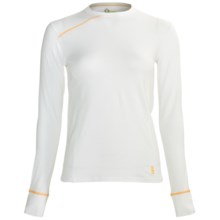 Tasc Coast T-Shirt - UPF 50+, Long Sleeve (For Women) in White/Tang - Closeouts