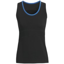 Tasc Continuum Tank Top - UPF 50+, Orgnanic Cotton Blend (For Women) in Black/Cadet - Closeouts