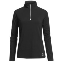 Tasc Core Shirt - UPF 50+, Zip Neck, Long Sleeve (For Women) in Black - Closeouts