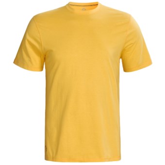 Tasc Essential Crew T-Shirt - UPF 50+, Organic Cotton, Short Sleeve (For Men) in Yellowfin