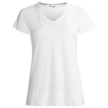 Tasc Oceanside V-Neck Shirt - UPF 50+, Short Sleeve (For Women) in White - Closeouts