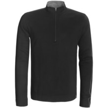 Tasc Piedmont Fleece Pullover - UPF 50+, Zip Neck (For Men) in Black - Closeouts