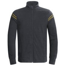 Tasc Track Jacket - UPF 50+, Organic Cotton (For Men) in Gunmetal/Yellowfin - Closeouts