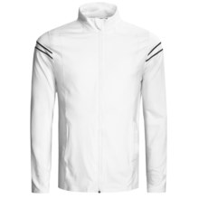 Tasc Track Jacket - UPF 50+, Organic Cotton (For Men) in White/Gunmetal - Closeouts