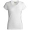 Tasc Trainer V.3 T-Shirt - UPF 50+, V-Neck, Short Sleeve (For Women) in White