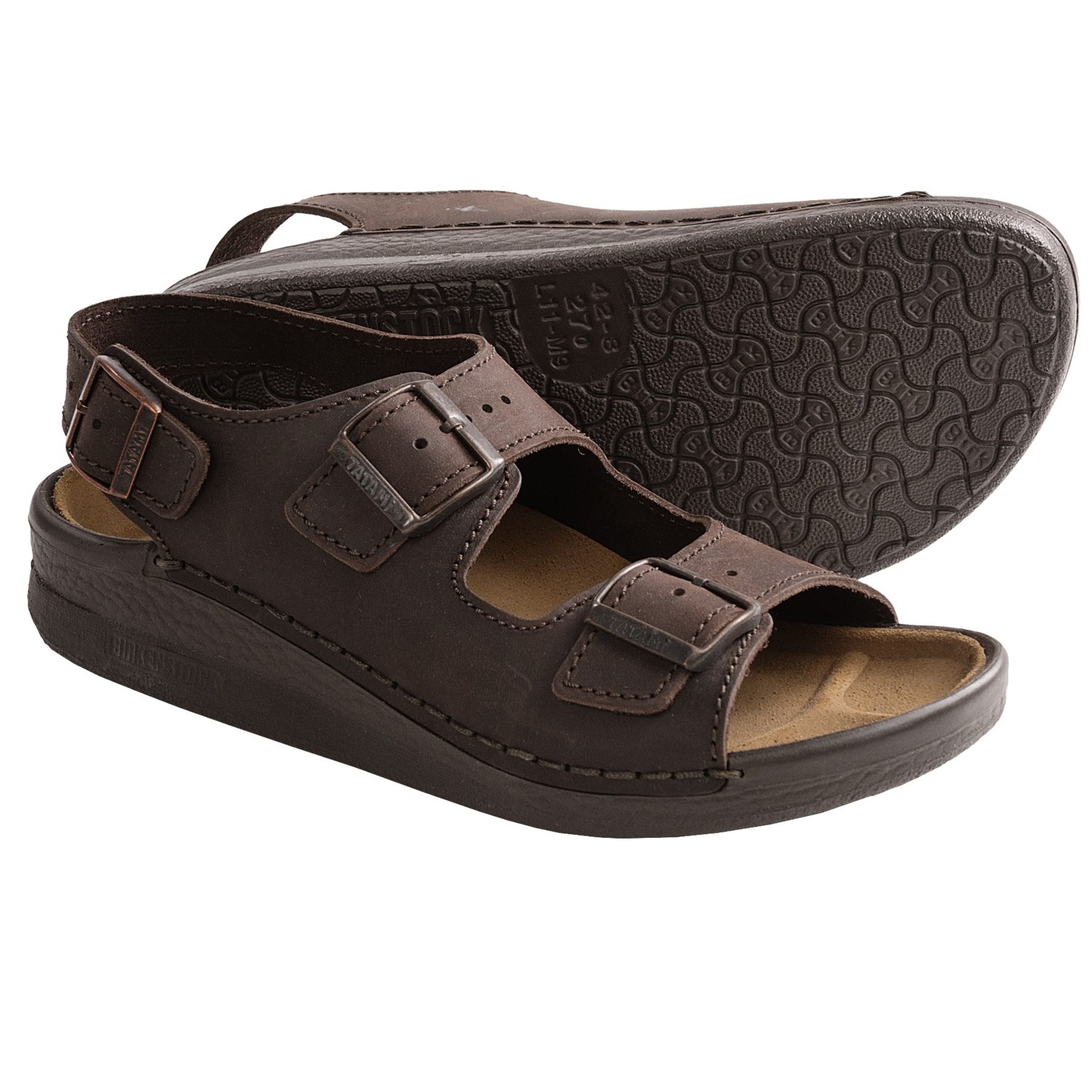 Tatami by Birkenstock Nebraska Sandals - Oiled Leather (For Men and ...