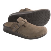 Tatami by Birkenstock Oklahoma Clogs - Suede, Slip-Ons (For Men and Women) in Taupe - Closeouts