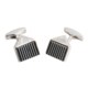 Tateossian Black Agate and Mother-of-Pearl Cufflinks (For Men)