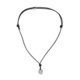 Tateossian Organic Italian Leather Necklace - Pebble Pendant (For Men)