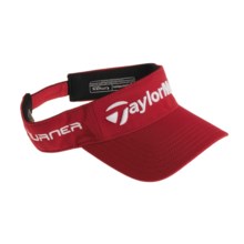 TaylorMade Radar Visor (For Men and Women) in Red - Closeouts