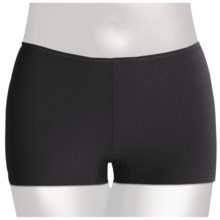 TC Intimates Edge Cotton Underwear - Boyshort Briefs (For Women) in Black - Closeouts