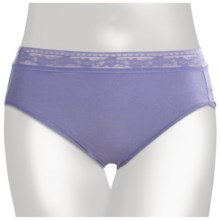 TC Intimates Edge Lace-Trim Underwear - Hi-Cut Briefs (For Women) in Persian Violet - Closeouts