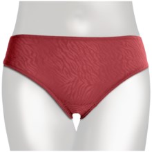 TC Intimates Edge Lace Underwear - Hi-Cut Briefs (For Women) in Holiday Red - Closeouts