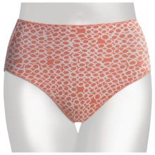 TC Intimates Edge Microfiber Underwear - Briefs (For Women) in Coral Circles - Closeouts