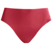 TC Intimates Edge Microfiber Underwear - Hi-Cut Briefs (For Women) in Holiday Red - Closeouts