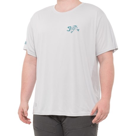 GARY LOOMIS Tech Sun Shirt - UPF 50+, Short Sleeve (For Men) - PEARL GREY (S )