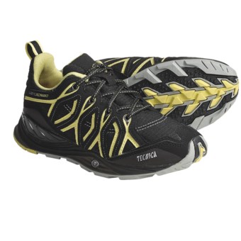 Tecnica Dragonfly Lightweight Trail Shoes - Low (For Women) in Black/Lime