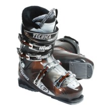 Tecnica Mega 10 Alpine Ski Boots (For Men and Women) in Translucent Neutral/Black - Closeouts