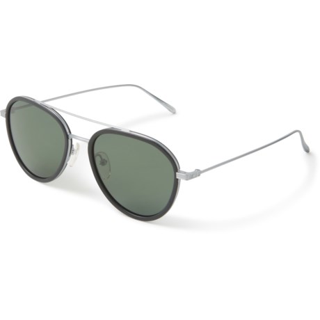 Otis Templin Sunglasses - Polarized Glass Lenses (For Men and Women) - MATTE BLACK/GREY ( )