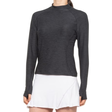 Etonic Tennis Shirt - Long Sleeve (For Women) - BLACK (L )