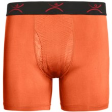 Terramar Body Sensors® Boxer Brief - Tech Mesh Pro-Jersey (For Men) in Bright Orange - Closeouts