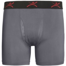 Terramar Body Sensors® Boxer Brief - Tech Mesh Pro-Jersey (For Men) in Gunmetal - Closeouts