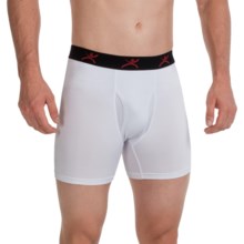 Terramar Body Sensors® Boxer Brief - Tech Mesh Pro-Jersey (For Men) in White - Closeouts