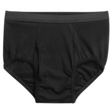 Terramar Four-Way Stretch Briefs (For Men) in Black - Closeouts