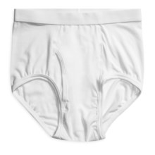 Terramar Four-Way Stretch Underwear Briefs (For Men) in White - Closeouts