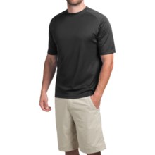 Terramar Helix T-Shirt - Lightweight, UPF 25+, Short Sleeve (For Men) in Black - Closeouts