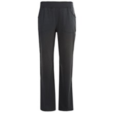 Terramar Hottotties Grid Fleece 3.0 Bottoms - UPF 50+, Midweight, Loose Fit (For Women) in Black - Closeouts