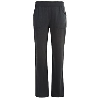 Terramar Hottotties Grid Fleece 3.0 Bottoms - UPF 50+, Midweight, Loose Fit (For Women) in Black