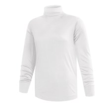 Terramar Interlock Turtleneck - Lightweight, Long Sleeve (For Women) in White - 2nds