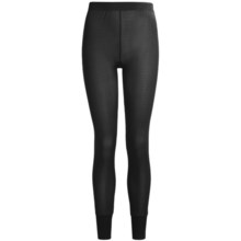 Terramar Long Underwear Bottoms - Silk, Lightweight (For Women) in Black Pointelle - 2nds