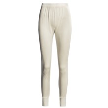 Terramar Long Underwear Bottoms - Silk, Lightweight (For Women) in Natural Pointelle - 2nds