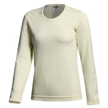 Terramar Long Underwear Shirt -Woolskins Long Sleeve (For Women) in Natural - Closeouts
