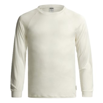 Terramar  Long Underwear Top -Silk, Lightweight, Long Sleeve (For Men) in Natural