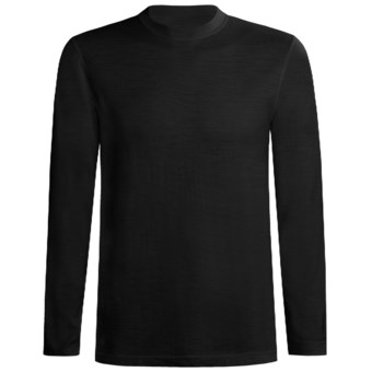 Terramar Woolskins Base Layer Top - Merino Wool, Long Sleeve (For Men) in Black