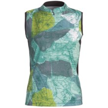Terry Mandarin Cycling Jersey - Sleeveless (For Women) in Pied A Terre/Emerald - Closeouts