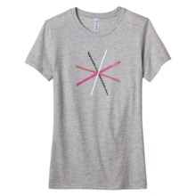 Terry Precision Cycling T-Shirt - Short Sleeve (For Women) in Crossed Paths/Gray - Closeouts
