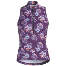 Terry Sun Goddess Cycling Jersey - Sleeveless (For Women) in Floral Ornate - Closeouts