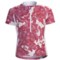 Terry Touring Cycling Jersey - UPF 50+, Short Sleeve (For Women) in Topo Rose