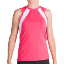 Terry Zephyr Cycling Tank Top (For Women) in Berry/White - Closeouts