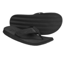 Teva Benson Thong Sandals - Flip-Flops (For Men) in Black - Closeouts