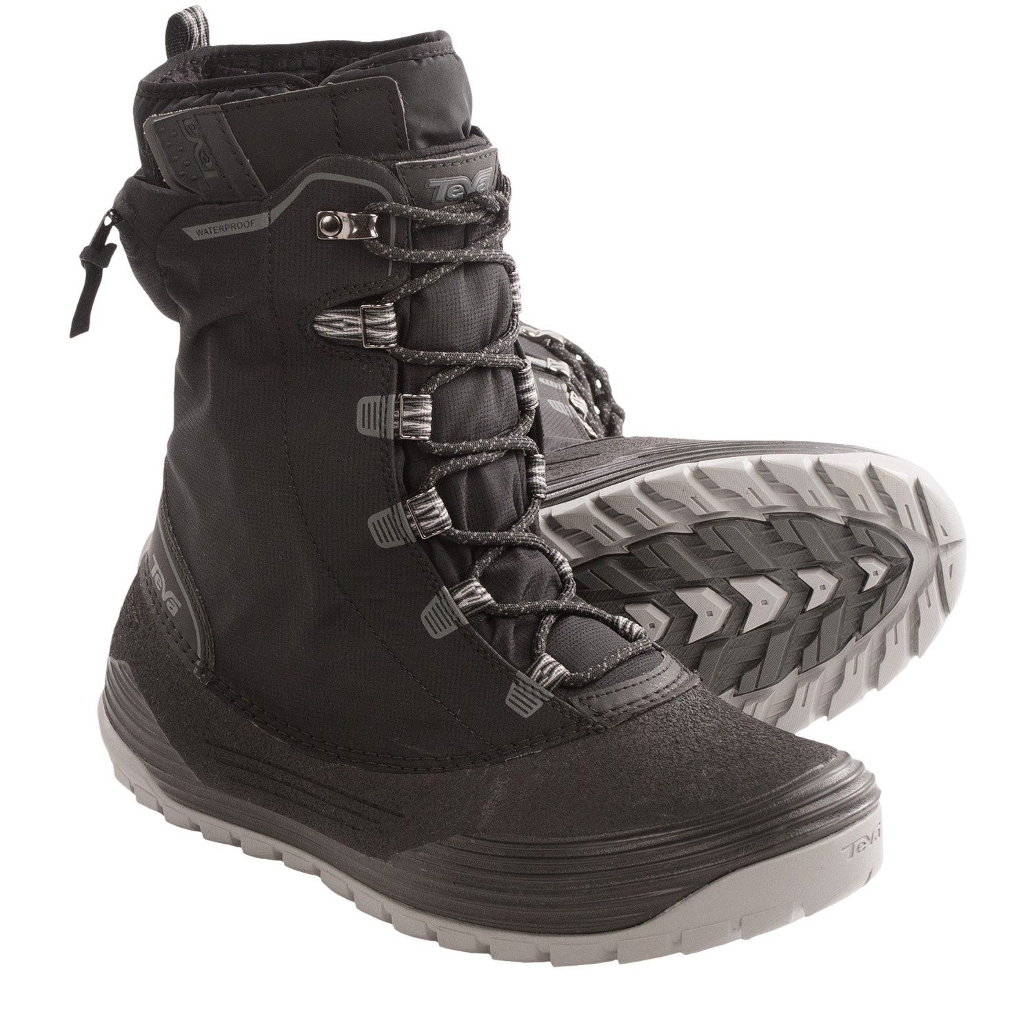 men's wide width all weather leather insulated winter snow boots