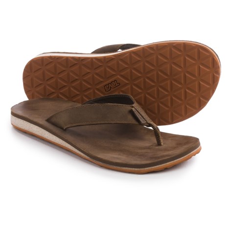 Teva Classic Flip Premium Sandals Leather For Men