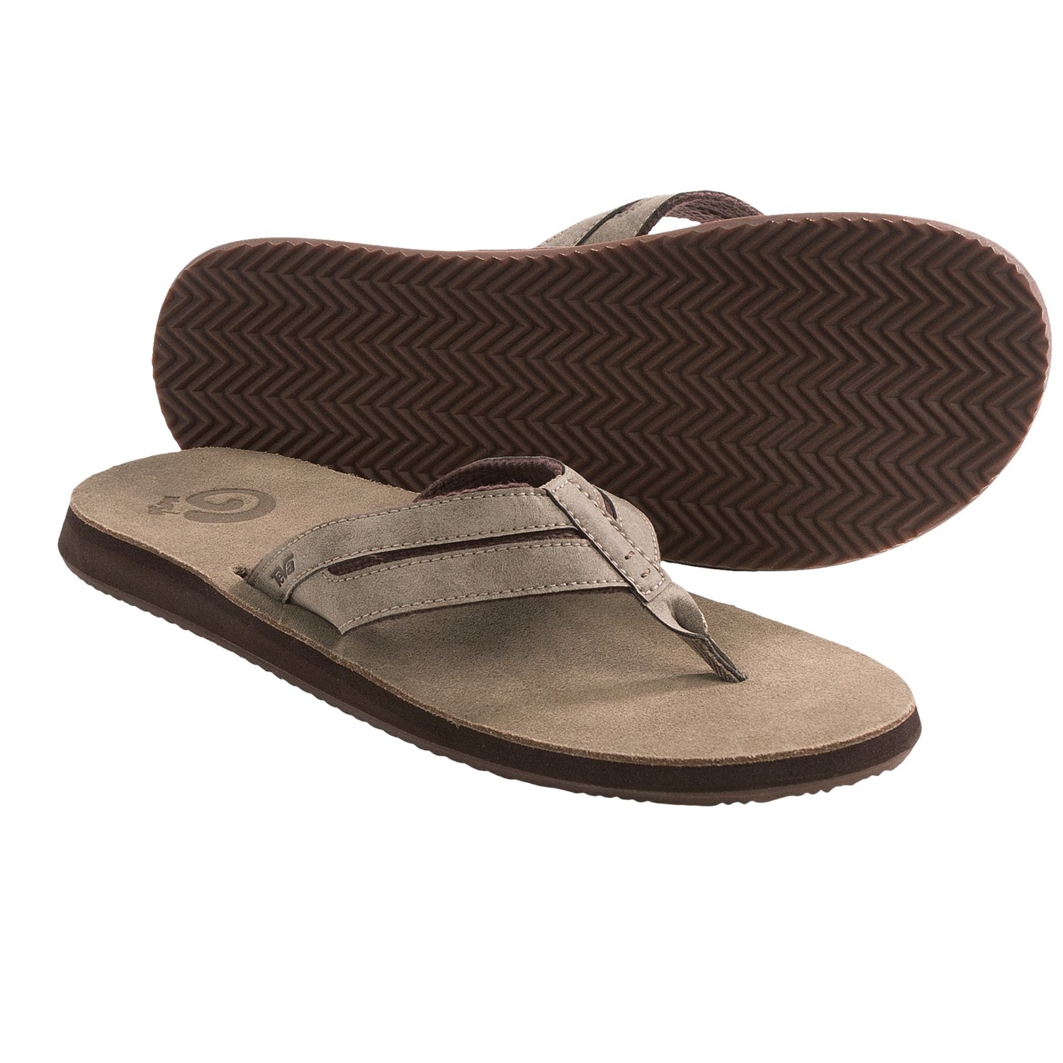Teva Eddy Flip-Flop Sandals - Leather (For Men) - Save 38%